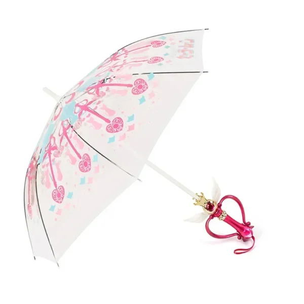 parapluie cœur rose